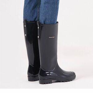 Women's Black Rain Boots